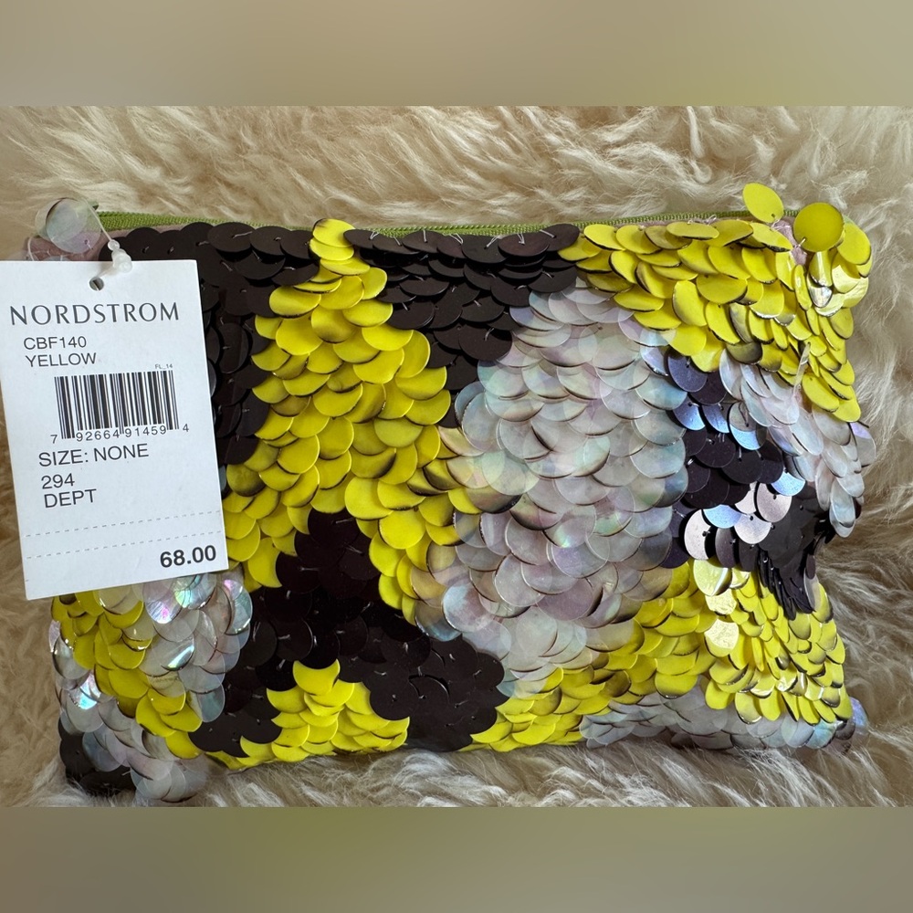 🌟NEW SEQUINS CLUTCH/Makeup Bag